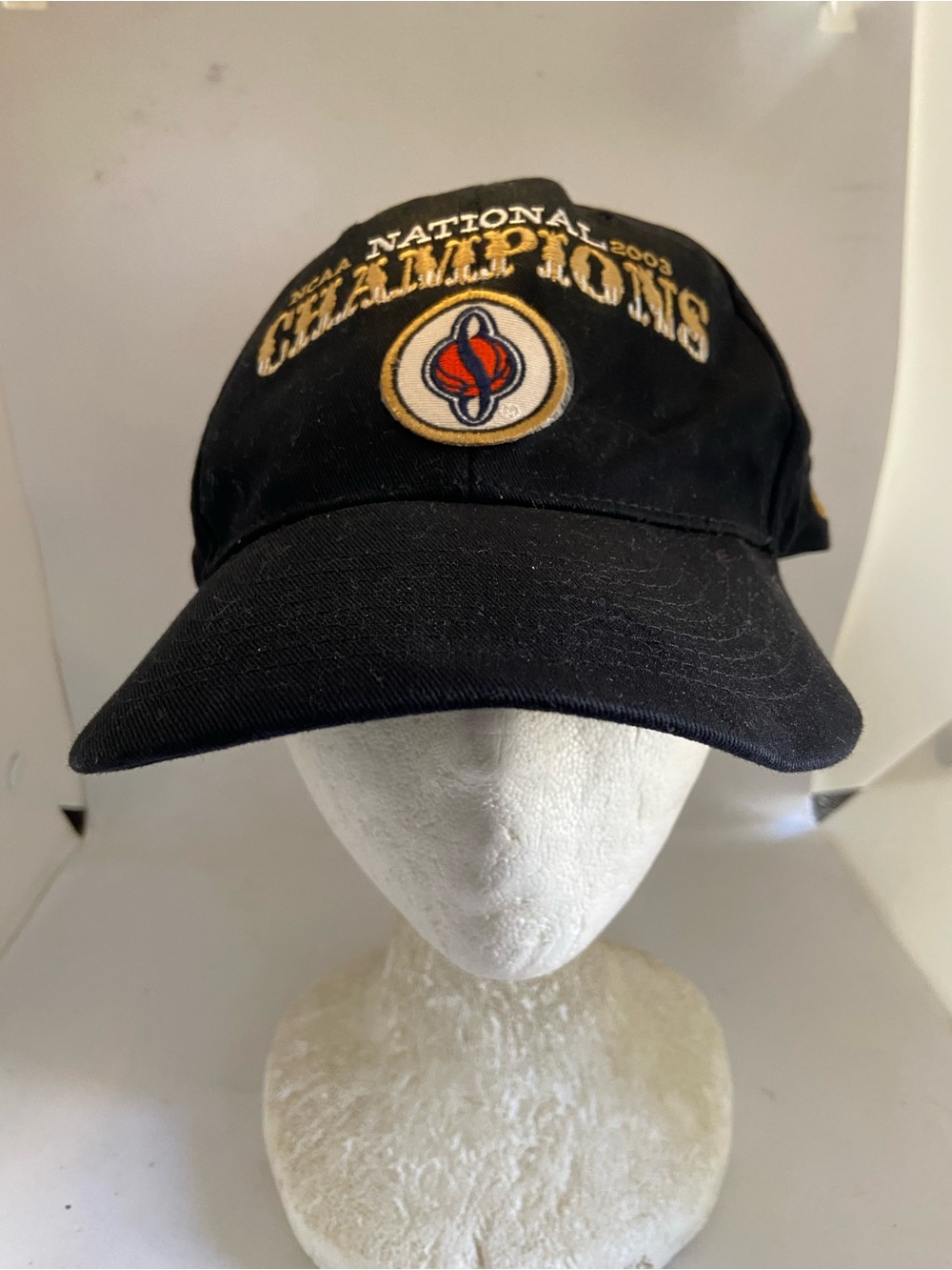 Nike Syracuse National Champions Embroidered Baseball Cap - black & Gold